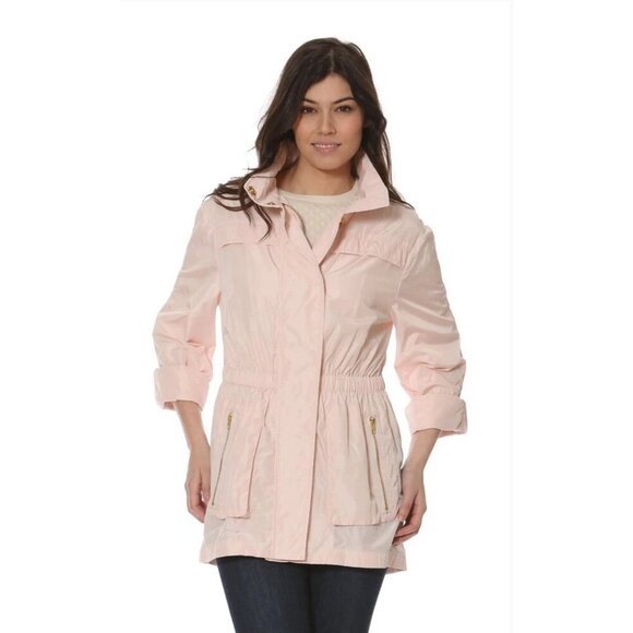 Ciao Milano Women’s Tess Water Resistant Jacket in Blush Pink Size S - Picture 3 of 9